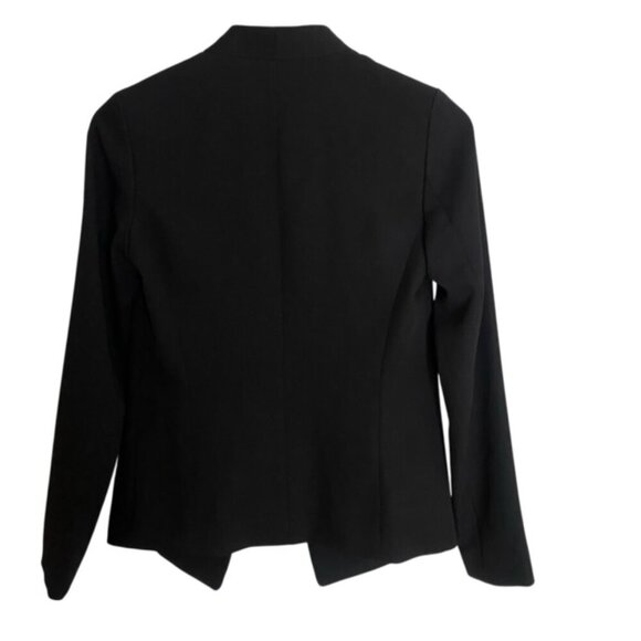 Babaton Black Softly Structured Open Front Blazer 0 - Picture 3 of 5